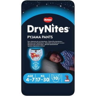 Huggies DryNites Pyjama Pants Boys Age 4 to 7 - 10 Pack