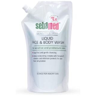 Sebamed Liquid Face & Body Wash Refill - 1ltr