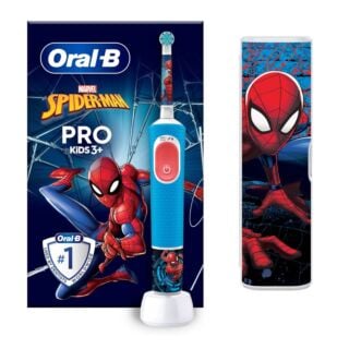 Oral-B Vitality PRO Kids Electric Toothbrush - Spider-Man Giftset