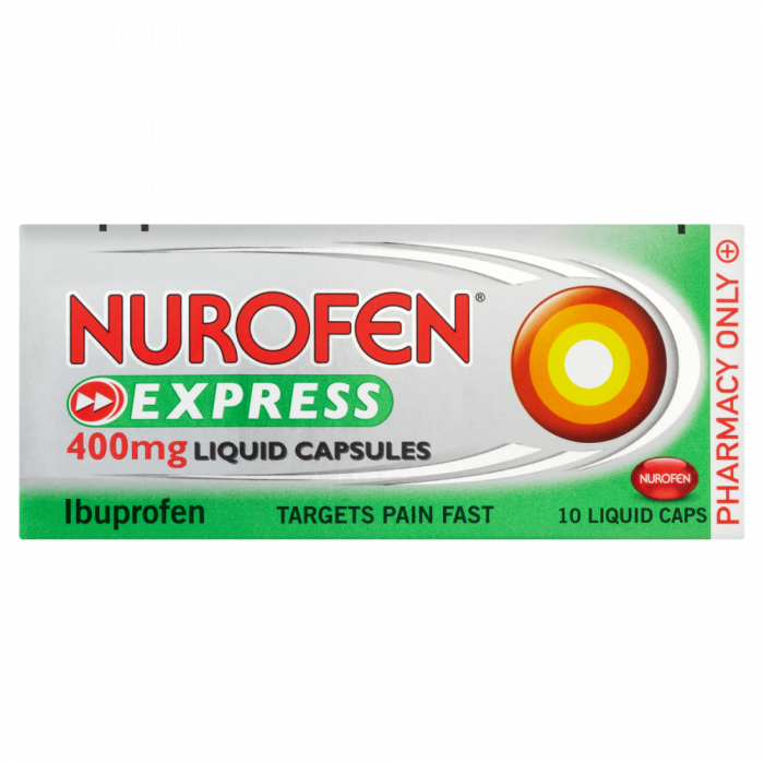 Nurofen Express - 10 x 400mg Liquid Capsules