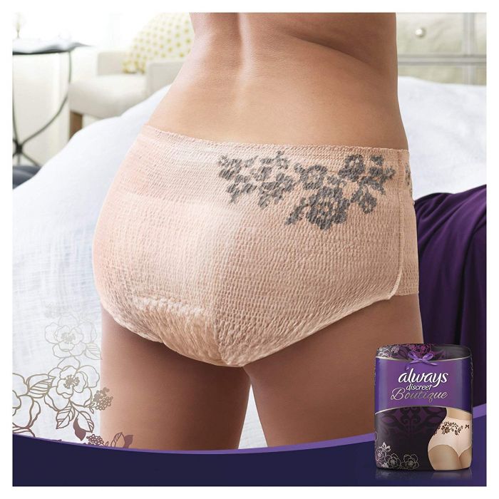 Always Discreet Boutique Incontinence Underwear, Size S for sale