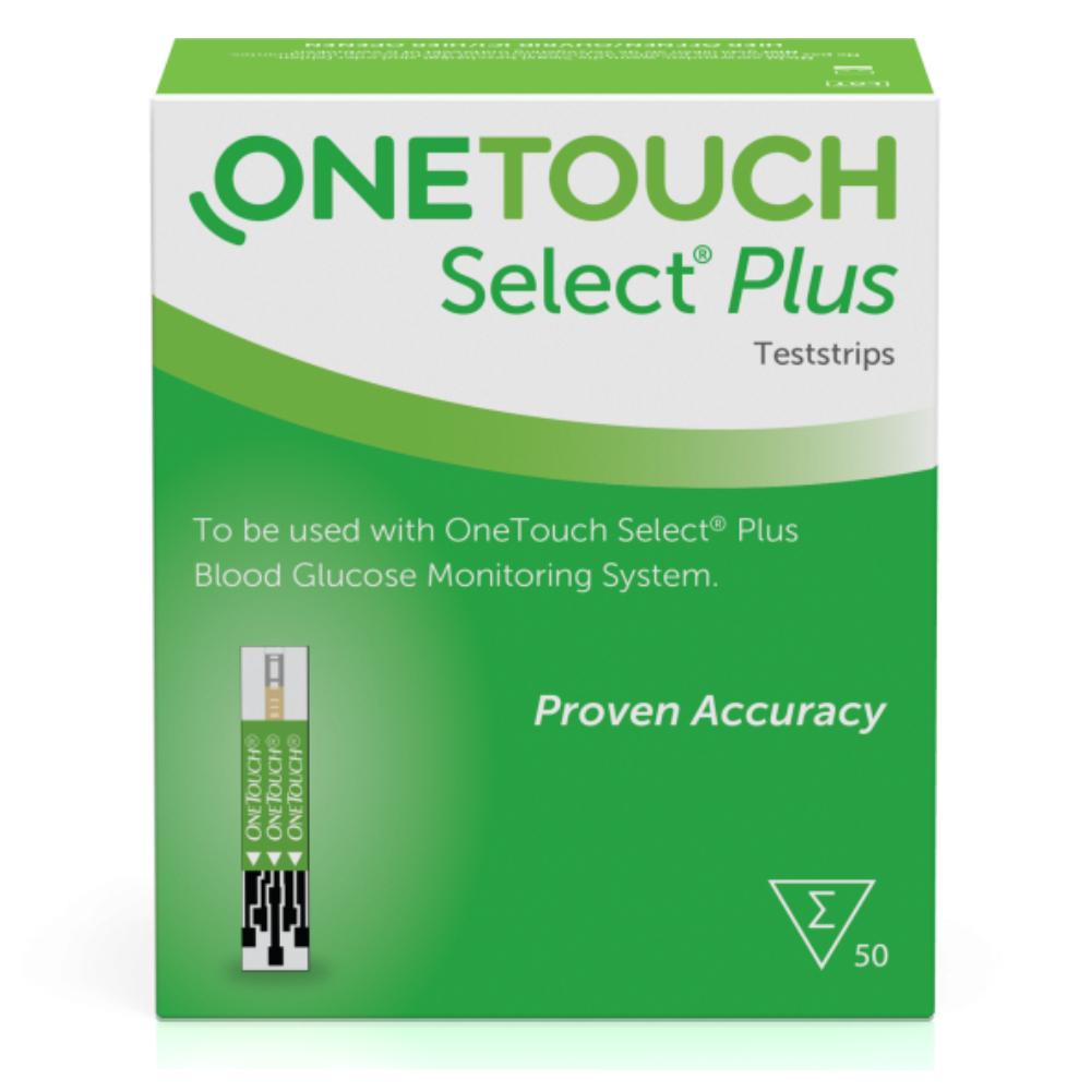Buy Onetouch Select Plus 50 Diabetic Test Strips Chemist4u